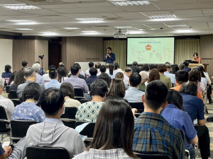 ▲臺灣碳權交易推廣協會於貿協高雄辦事處合作辦理「臺灣碳權交易高峰論壇」。