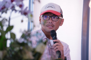 旅行文學作家李桐豪暢談旅行與閱讀。（圖／冠德玉山教育基金會）