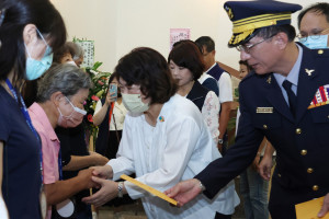 嘉義市上午於射日塔一樓忠烈祠舉行112年秋祭國殤祭典／嘉義市府提供