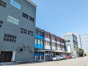 ▲前鎮科技產業園區新盛力科技股份有限公司提升廠房安全及外觀。