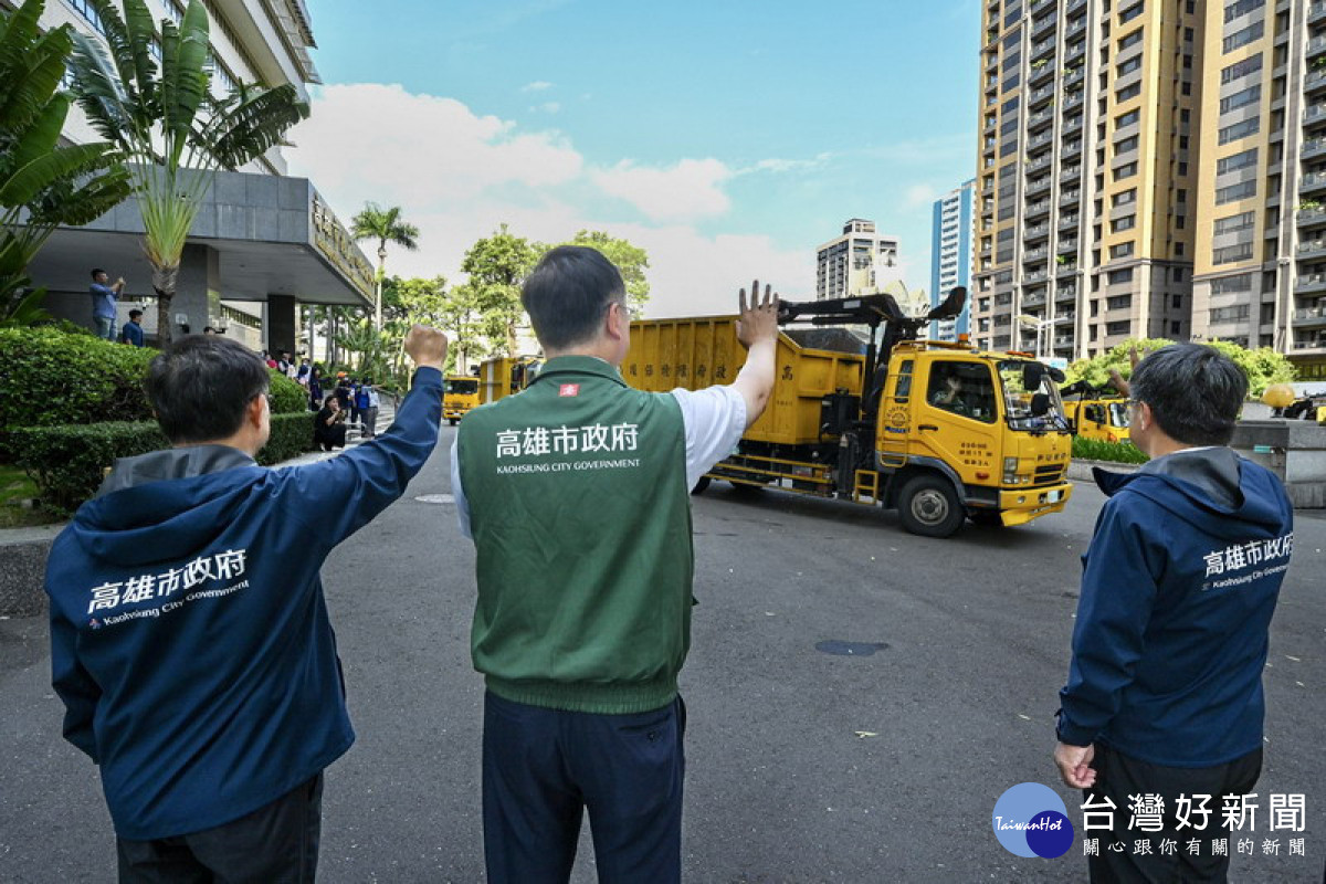 ▲兩市彼此互相幫助，陳其邁盼共同維護民眾生命財產安全、並協助台東早日恢復日常生活。