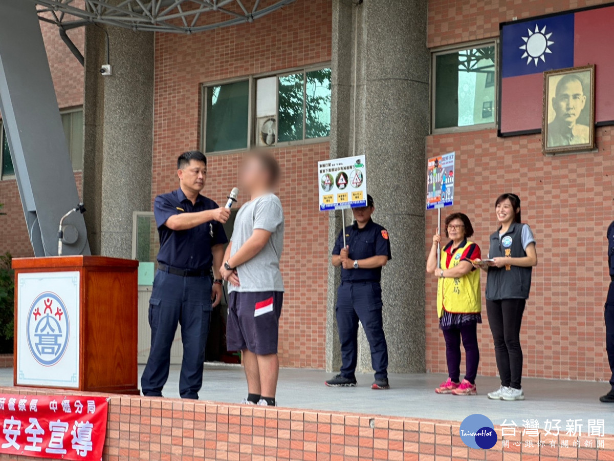 中壢分局推動「社區警政再出發」，深入校園進行婦幼安全、交通安全及識別詐欺的犯罪預防宣導。