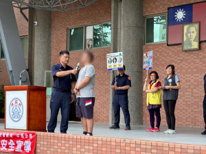 中壢分局推動「社區警政再出發」，深入校園進行婦幼安全、交通安全及識別詐欺的犯罪預防宣導。