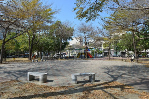 「青森苑」與頂美特區內的2500坪西湖公園為鄰，坐擁綠意包圍，愜意自在。（圖／業者提供）