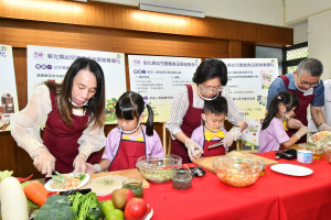 彰縣啟動347所幼兒園餐食品質營養優化，一起為幼兒營養把關。圖／記者鄧富珍翻攝