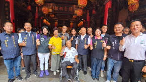 新港奉天宮今天上午十時舉辦「開臺媽祖契子女中秋回宮大團圓」活動／陳致愷翻攝