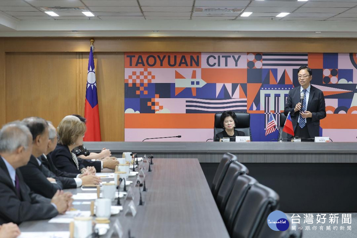 德州達福台灣商會姊妹市委員會訪桃。