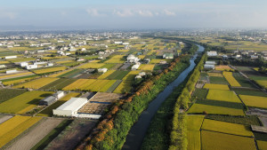 東螺溪水岸環境景觀。圖／彰化縣政府提供