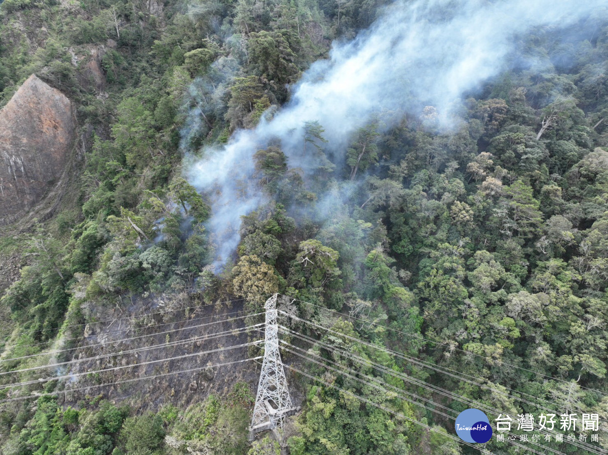 八仙山事業區第94林班地發生森林火災。