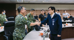 ▲陳其邁對國軍弟兄全力支援表達感謝。