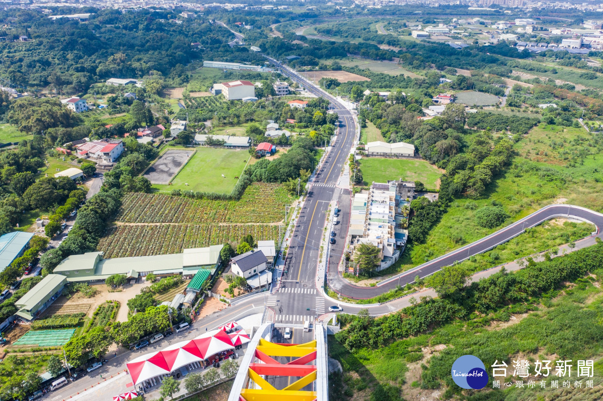 嘉義市東義路、盧山橋完工通車／嘉義市府提供