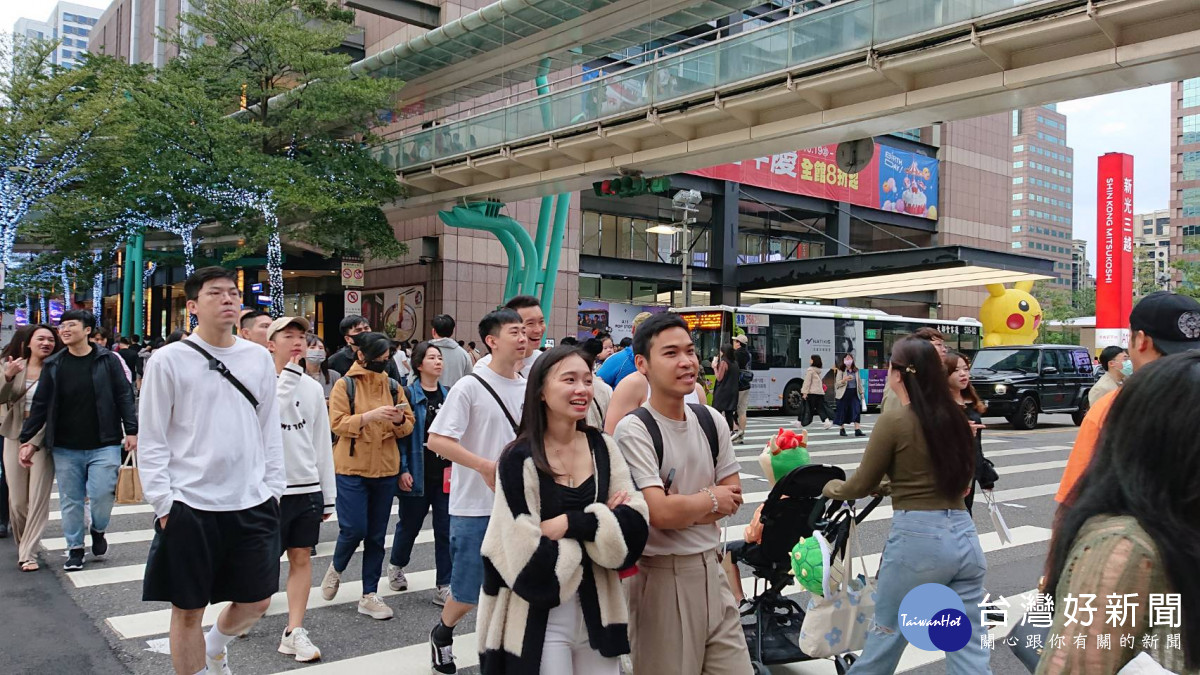 台北信義威秀商圈街景（圖／台灣好新聞編輯部拍攝）