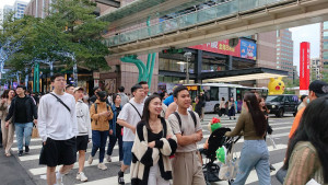 台北信義威秀商圈街景（圖／台灣好新聞編輯部拍攝）