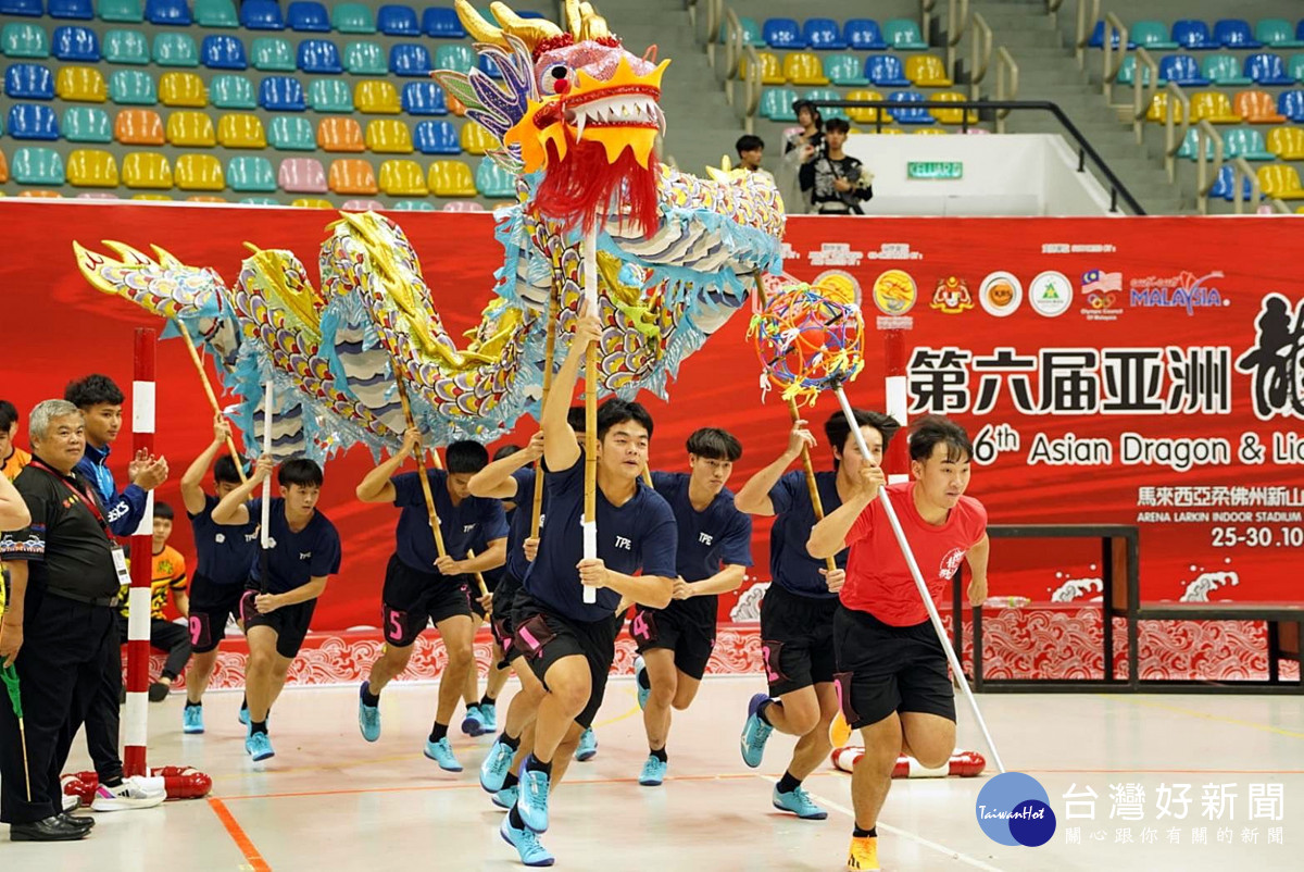 第六屆亞洲龍獅錦標賽　壽山巖國體舞龍隊獲三項金牌