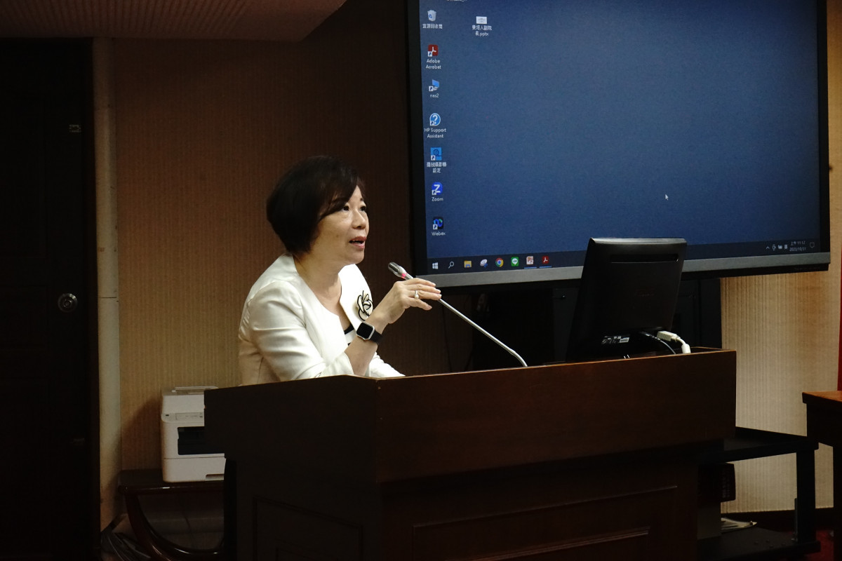 台灣癌症基金會副執行長蔡麗娟。