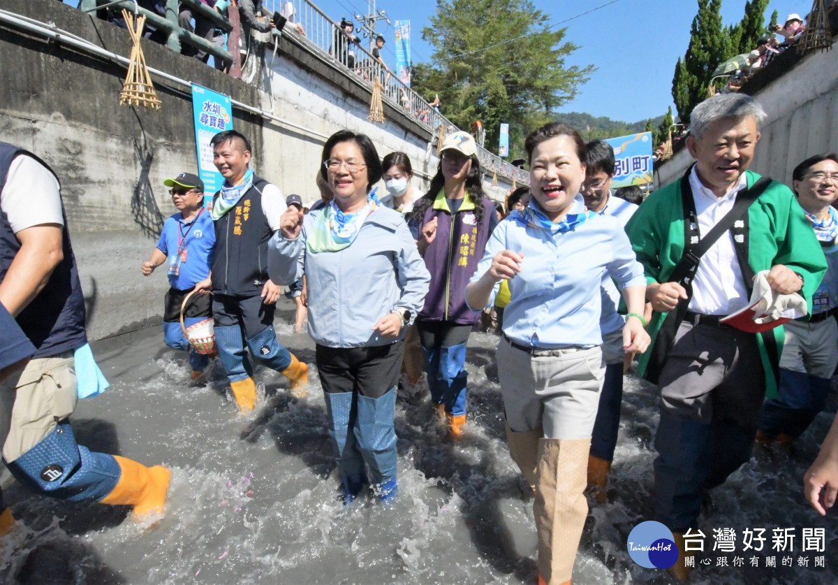 2023二水國際跑水節今日熱鬧展開。圖／記者鄧富珍攝