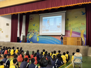 蘆竹警前進校園「識詐」宣導，守護青少年安全。