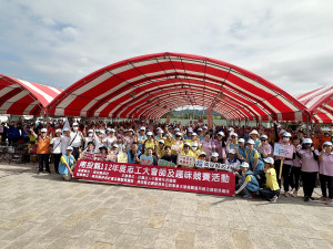 南投縣志工大會師相當踴躍。（記者扶小萍攝）