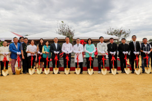 嘉義縣民雄鄉「雙福基督教醫院」今天舉行動土典禮／陳致愷翻攝