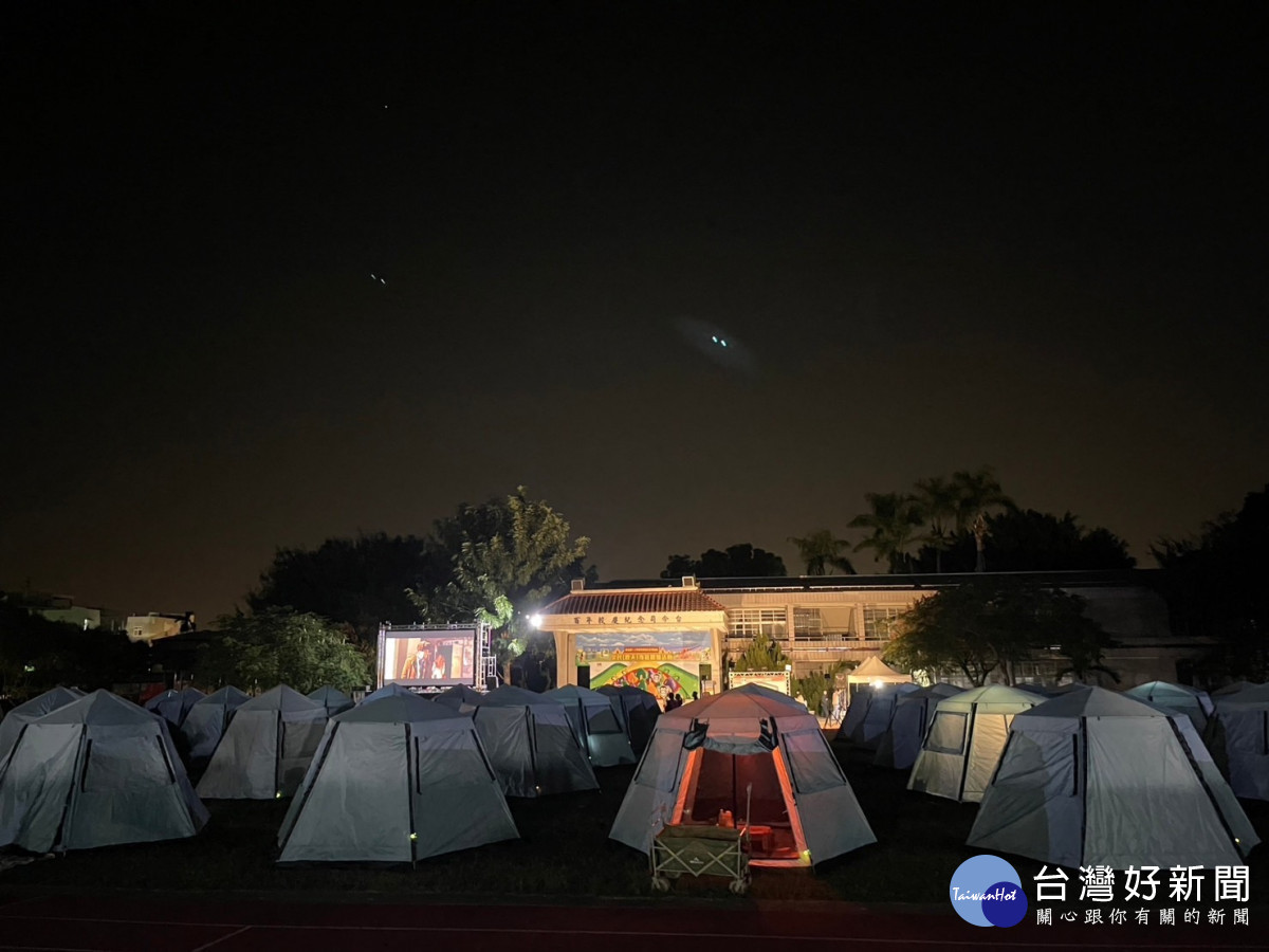 彰化縣災民跨夜留宿及避難所收容體驗500名民眾參與。圖／彰化縣政府提供