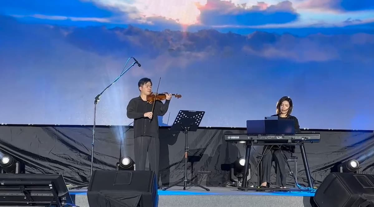 勞動部舉辦【她們的故事】紀錄片放映會，邀台灣新生代小提琴家魏靖儀到現場演奏。