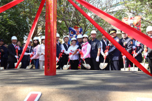 台中市大雅分局六寶派出所辦公廳舍新建工程舉行動土典禮。