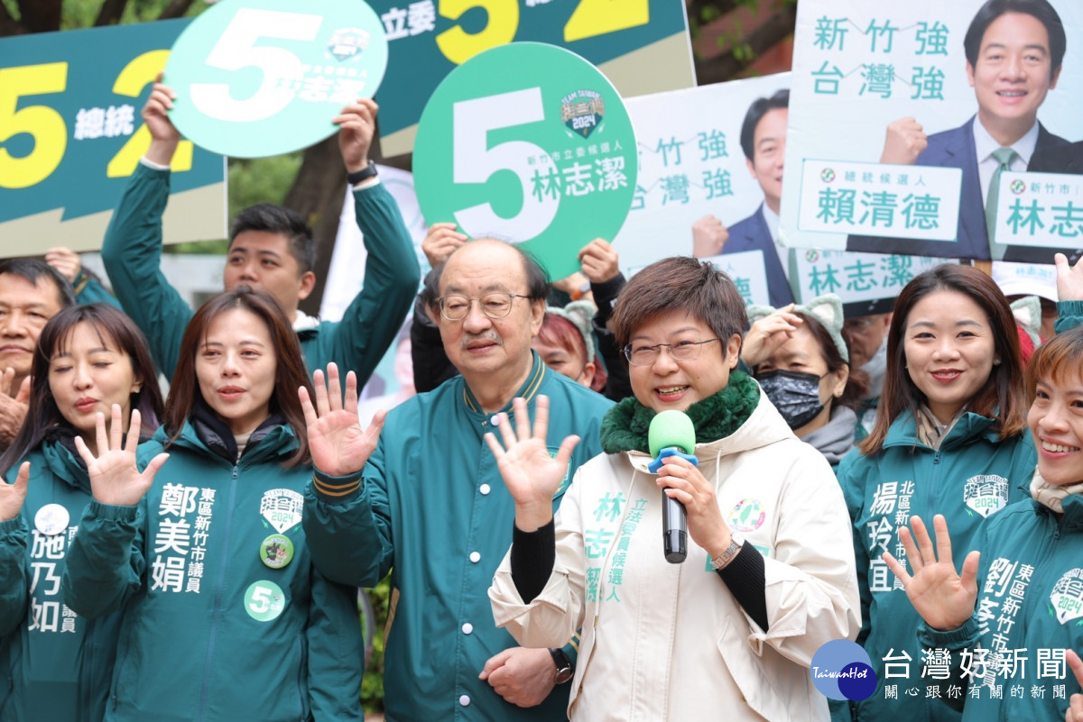 林志潔表示，5號是她期望的號次，非常幸運。