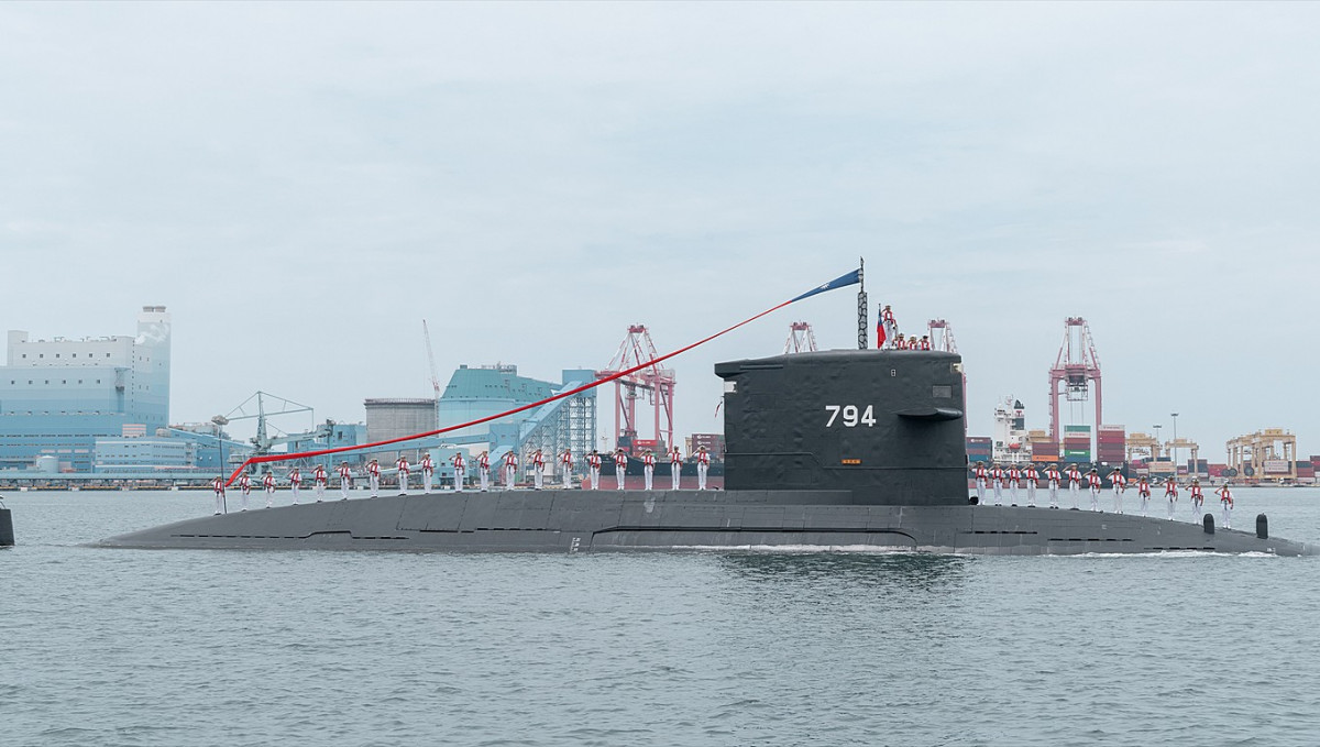 中華民國海軍海虎號潛艦（圖／資料照片，圖源：總統府Flickr）