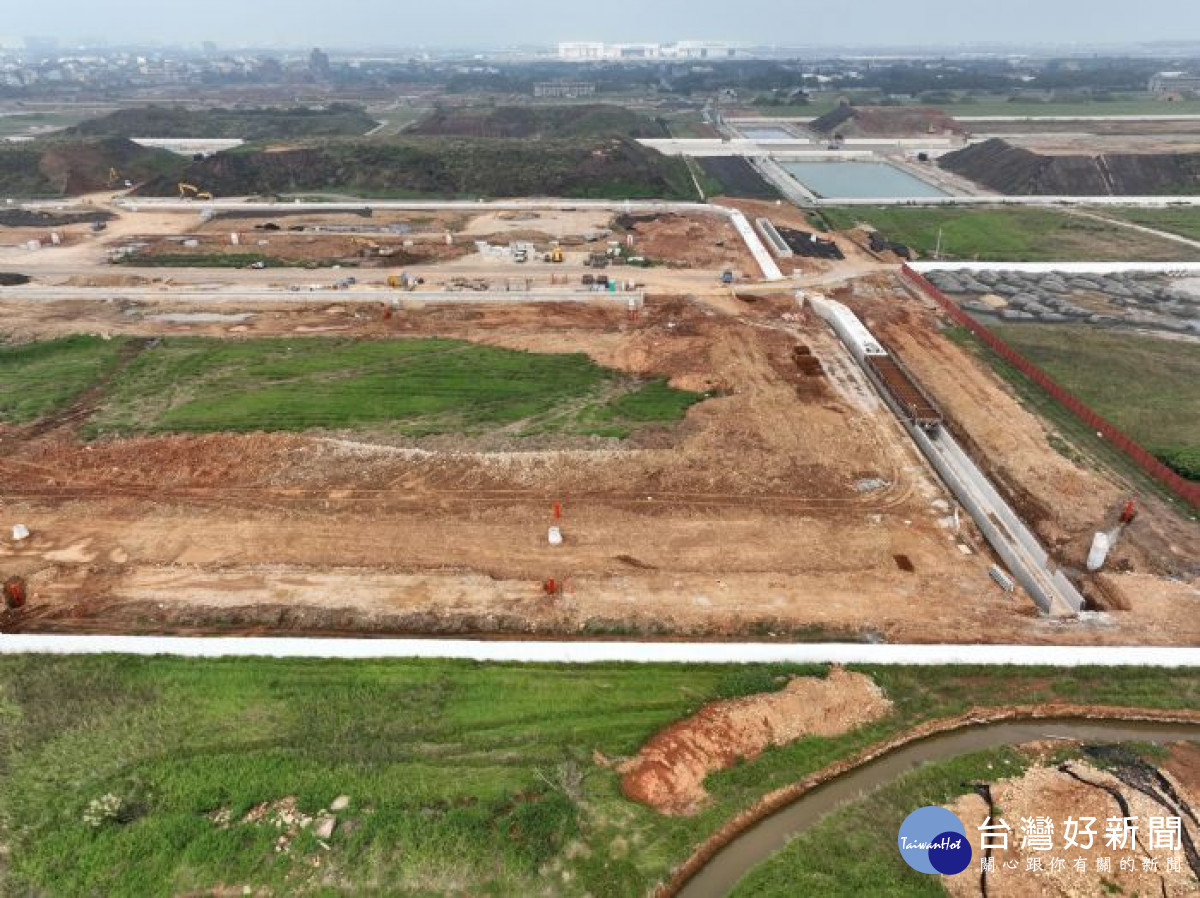 桃園航空城安置住宅施工現況。