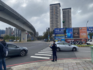 中壢警加強交通管制及疏導