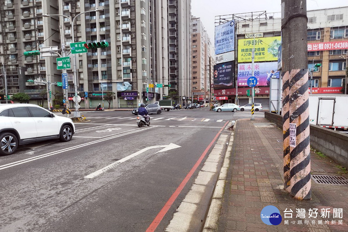 桃園市污水下水道工區撤除後景象。