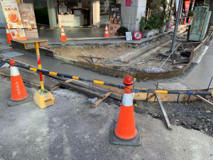 道路常見挖路施工，陳俞融議員促市加強管線圖資建置避免挖破民生管線影響使用。