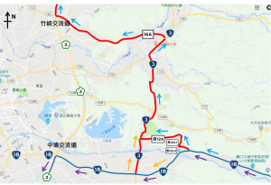 「台１８線中埔-頂六路段」公路局雲嘉南區分局提供上山及下山兩條替代路線／陳致愷攝