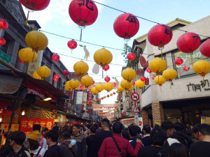 台北迪化街年貨大街街景（圖／台灣好新聞編輯部拍攝）