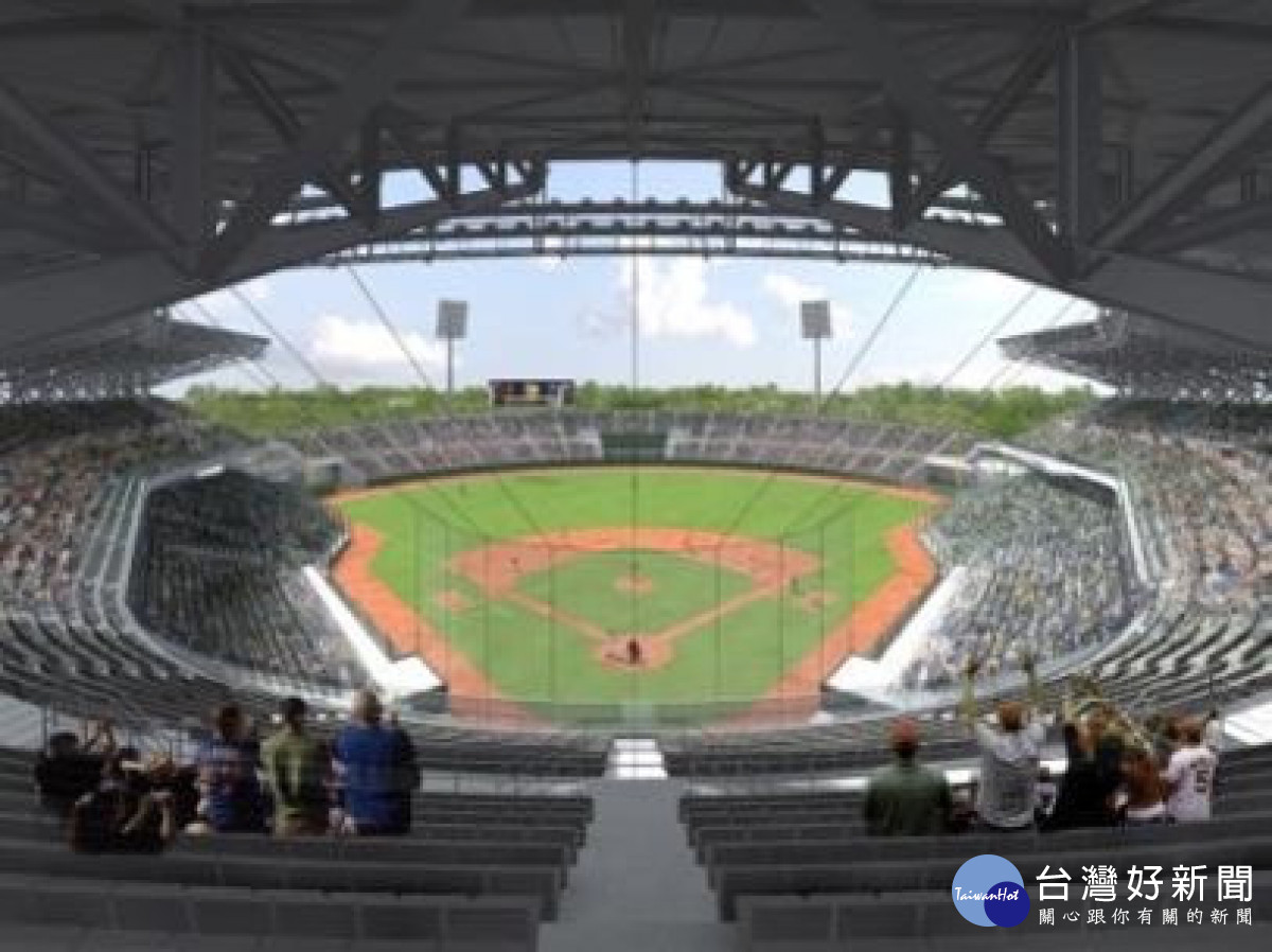 台南亞太棒球村成棒主球場主體雛形已完成　預計11月啟用