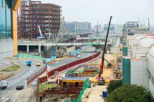 桃園機場第三航廈及北登機廊廳外觀。(圖/桃園機場公司提供)