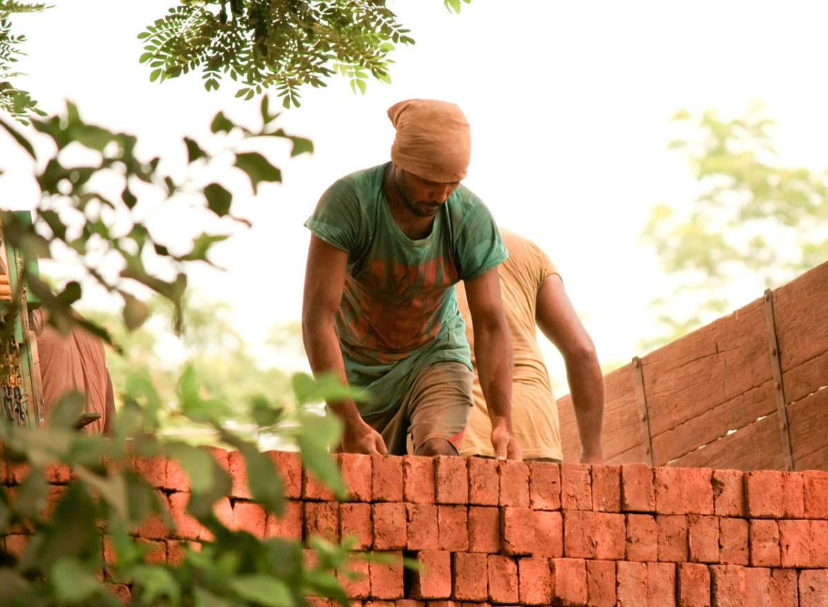 印度建築工人示意圖（圖／資料照片，圖源：Pixabay）