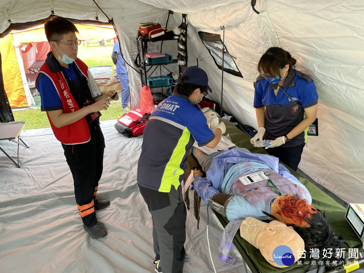 認識災難醫療救護隊　桃園醫院提供傷患及時緊急醫療處置 