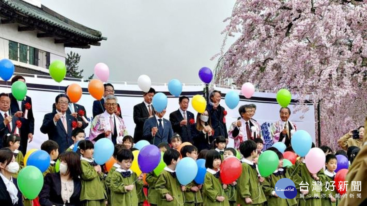 日本弘前市櫻花祭開幕　臺南觀旅局應邀到場宣傳臺南400