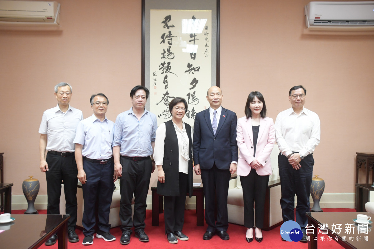 王惠美率團隊拜會立法院長韓國瑜　爭取彰化縣建設經費