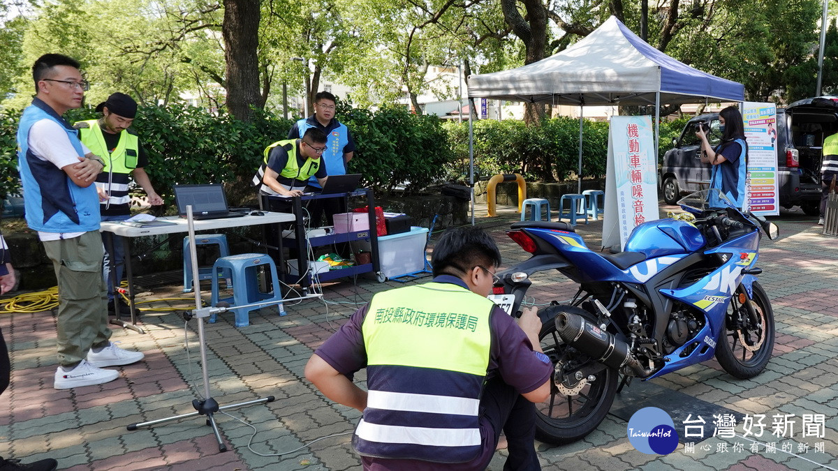 今年可有2次機會免費噪音排氣預約檢驗。（環保局提供）