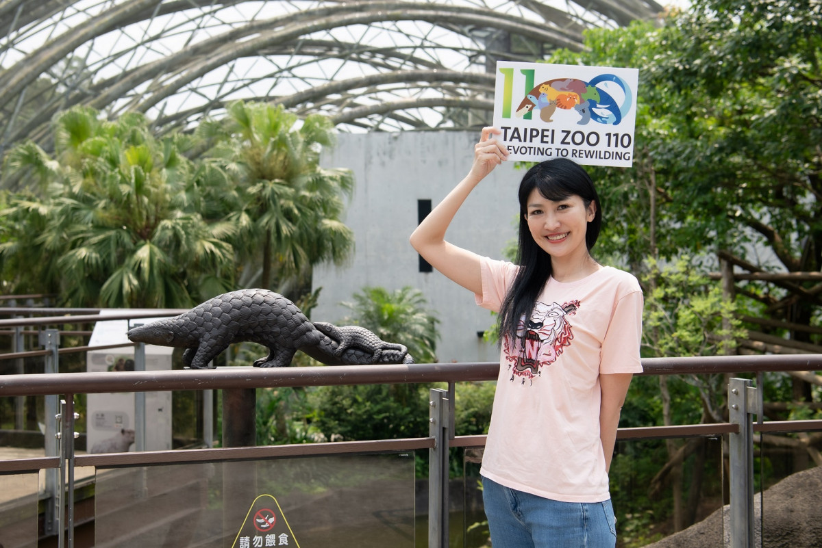 臺北市立動物園園長諶亦聰邀請民眾一同歡慶動物園建園110週年。（攝影／李智為）