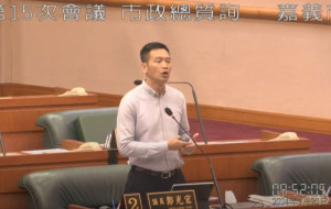 嘉義市議員鄭光宏為社大請命，盼續留大同技術學院上課／陳致愷翻攝