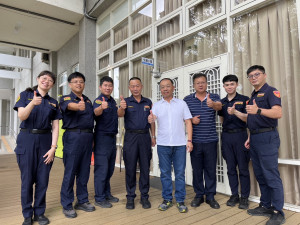 雲林縣警察局北港警分局交通小隊駐地，正式搬遷至原北港鎮公所圖書中心／警方提供