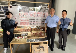 朝陽科大建築系畢業展。林重鎣