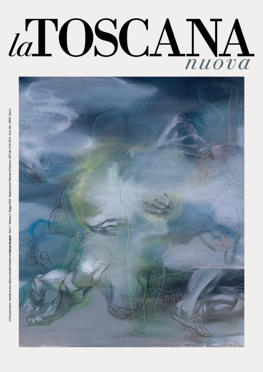 圖說：黃承遠（Art-one）作品「我在未來」登上佛羅倫斯藝術雜誌《La Toscana Nuova》5月號封面。