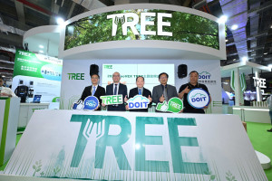 經濟部技術司於InnoVEX打造TREE新創主題館，邀請與會貴賓以技術司資源一點一滴的澆灌成果。