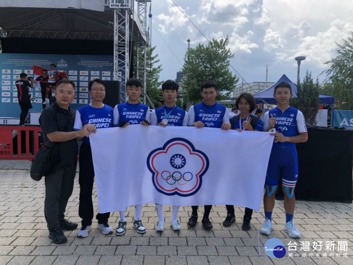 哈薩克亞洲青年自由車公路錦標賽　大甲高中自行車隊奪下二金一銀獎牌