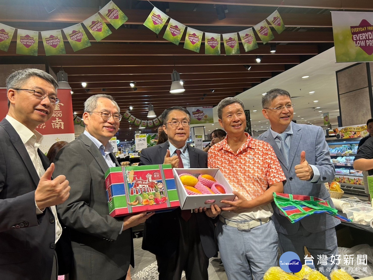 台南芒果海外行銷再下一城　大馬超市首度亮相