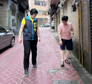 立法委員徐欣瑩爭取經費改善損壞嚴重道路